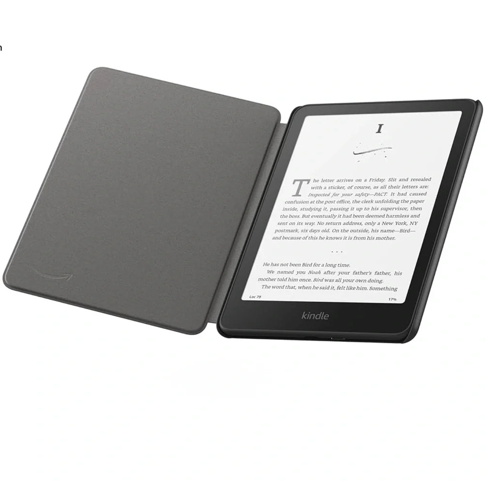 AMAZON Kindle Paperwhite &‎ Kindle Colorsoft Fabric Case Foldable Black New